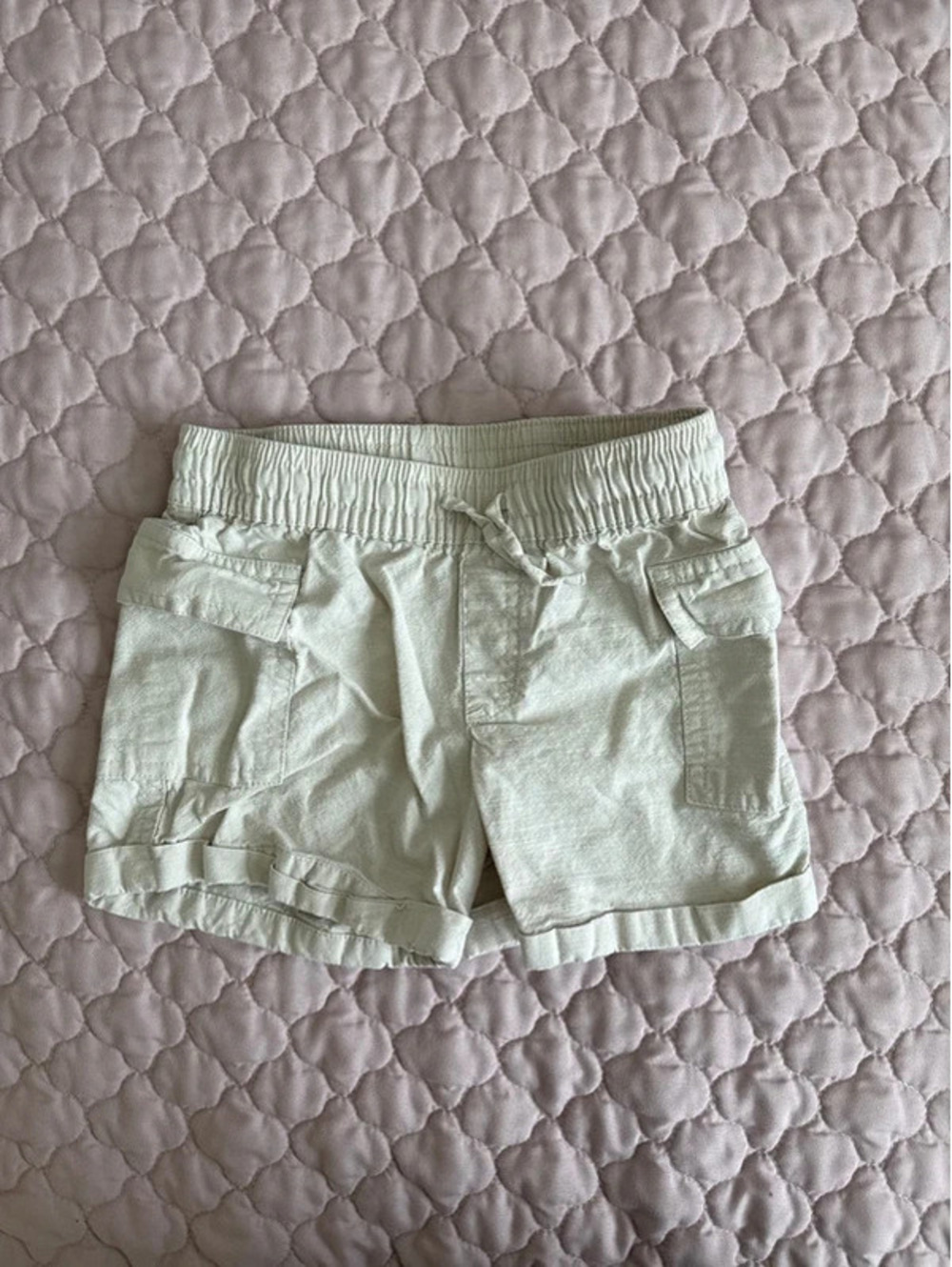 Lands End cream shorts